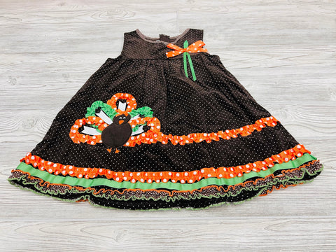 Bonnie Jean Corduroy Turkey Dress