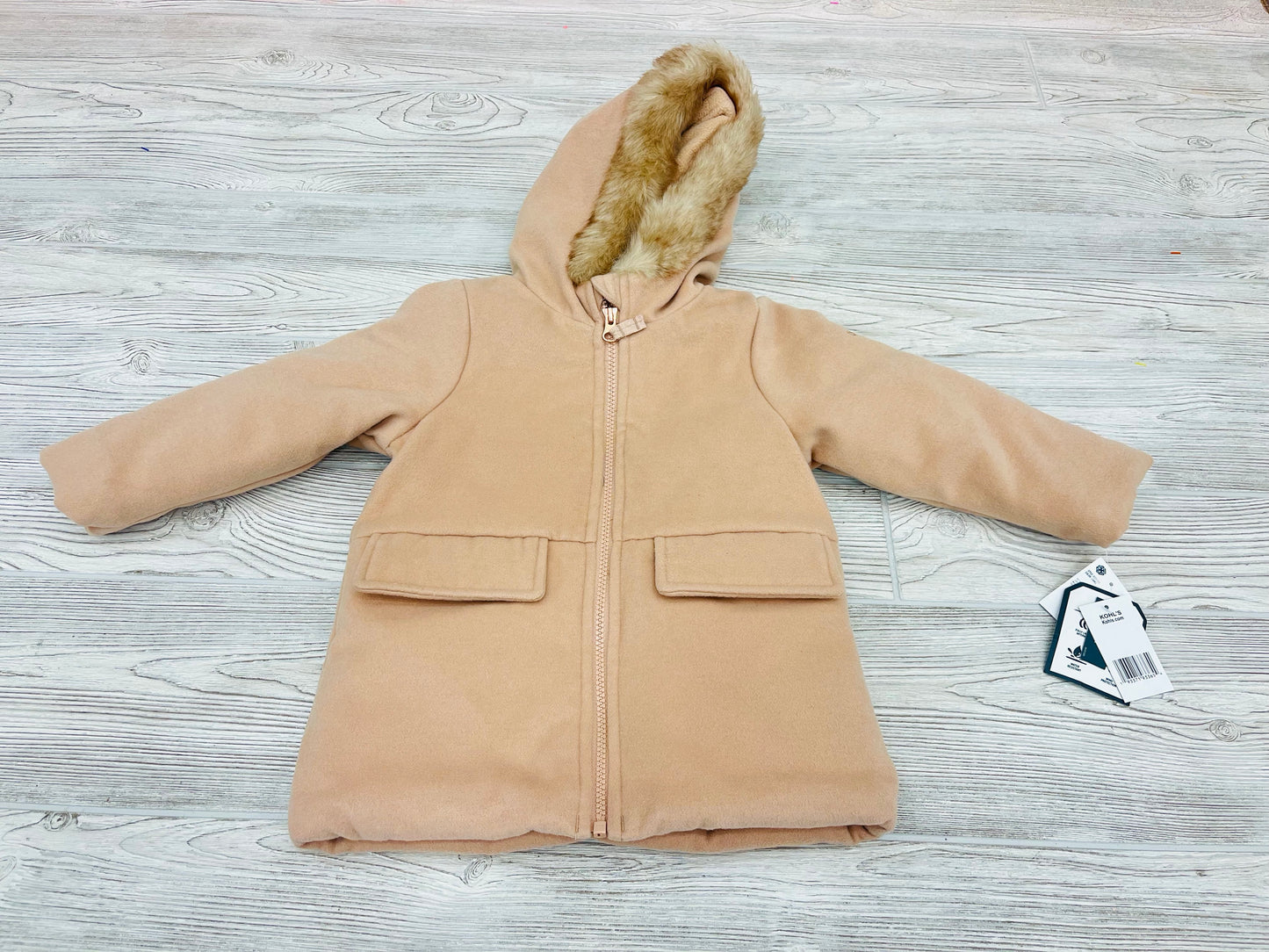 OshKosh Faux Fur Zip Up Winter Coat