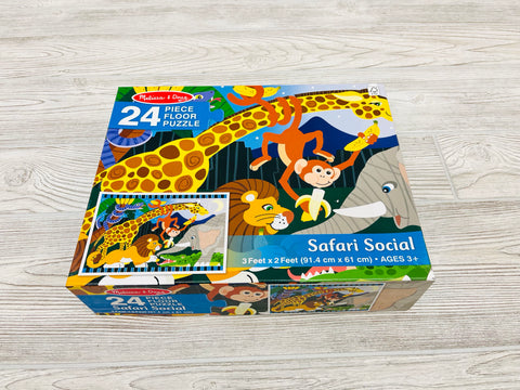 Melissa & Doug Safari Social Floor Puzzle