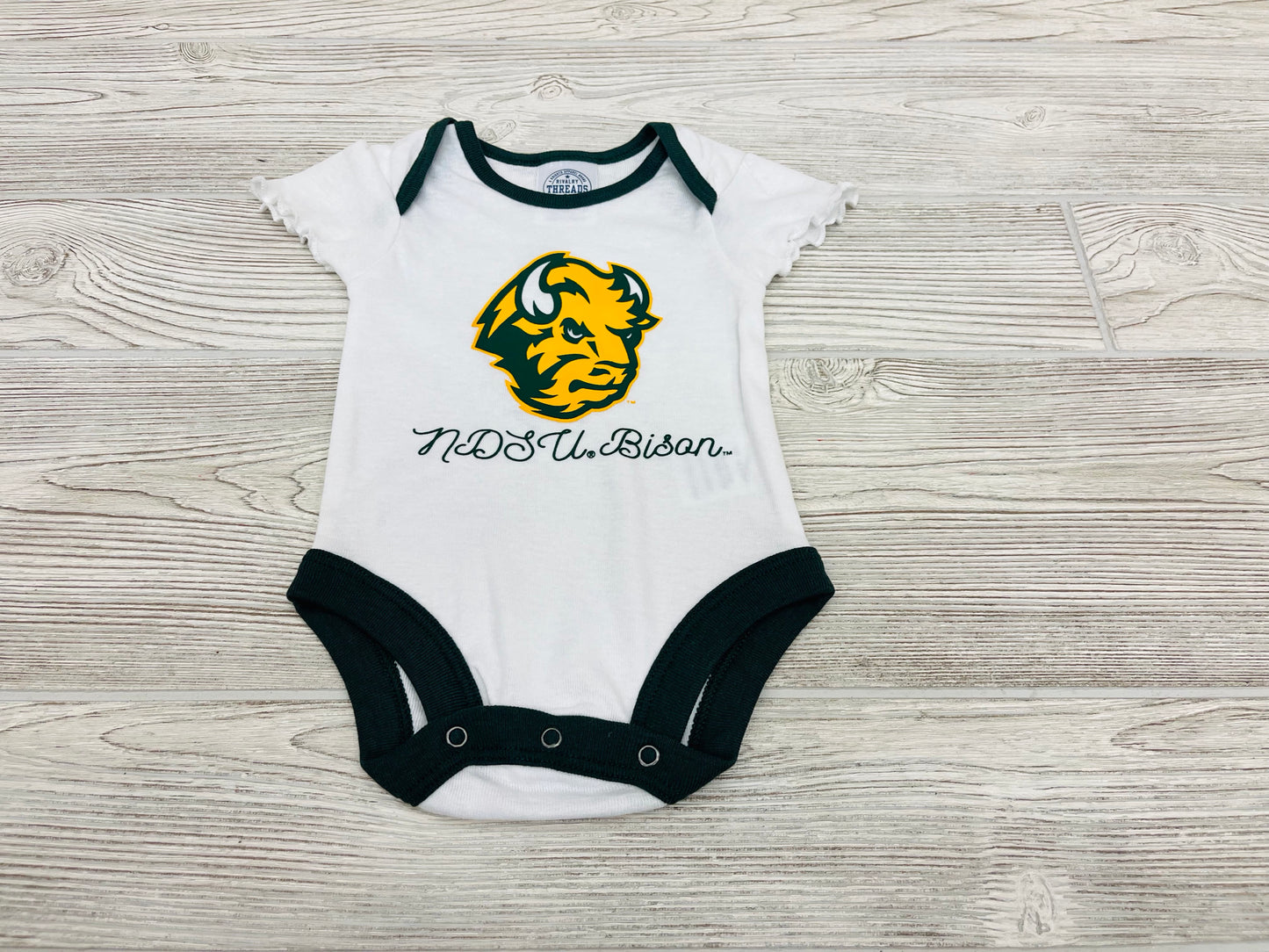 Rivalry Threads NDSU Bison Short Sleeve Onesie