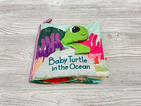 The Manhattan Toy Company Baby Turtle in the Ocean Soft Book