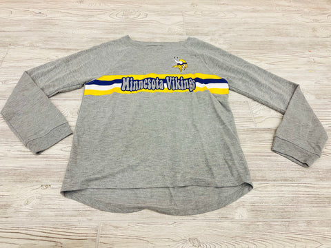 NFL Team Apparel Minnesota Vikings Long Sleeve Shirt