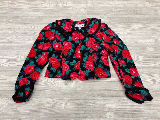 Vintage Cary San Francisco Flower Print Blazer