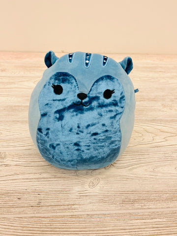 Original Squishmallows Brunhilda the Blue Tonal Squirrel