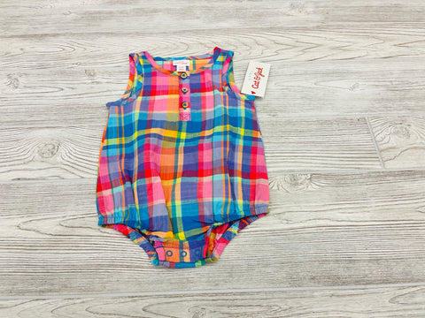 Cat & Jack Plaid Romper