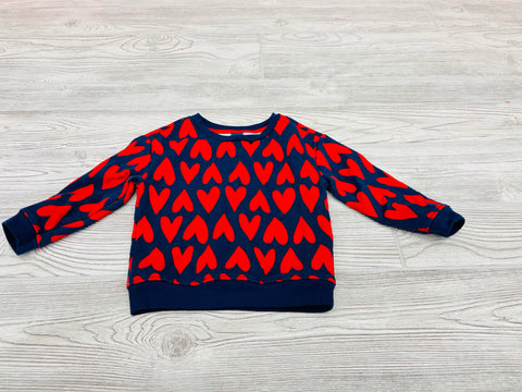 Old Navy Heart Print Sweatshirt