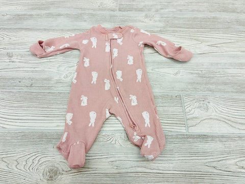 Carter’s Bunny Print Zip Up Sleeper