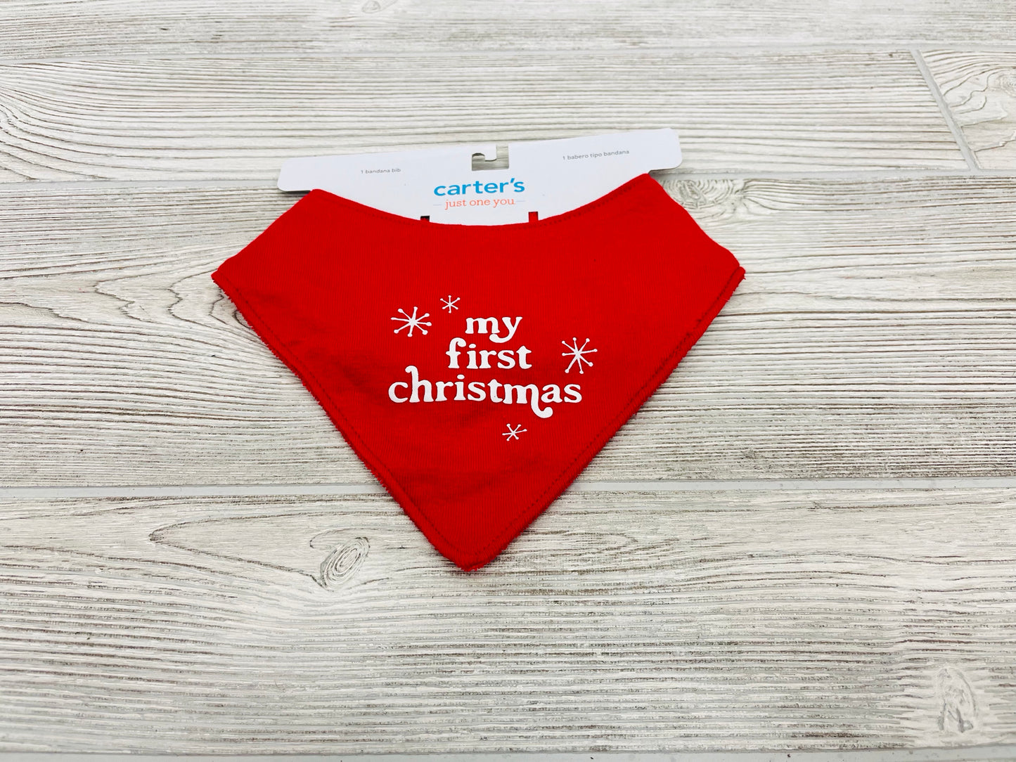 Carter’s “My First Christmas” Bandana Bib