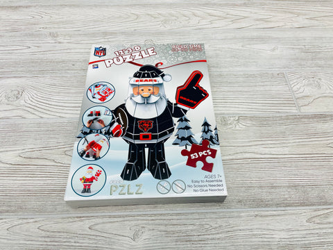 NFL Chicago Bears Santa 12” 3D Puzzle