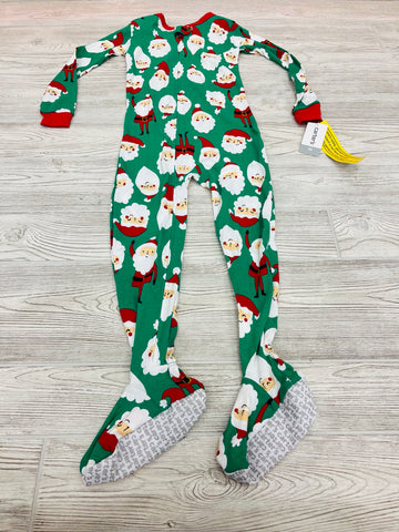 Carter’s Santa Print Zip Up Pajama