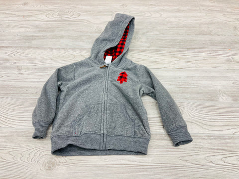 Carter’s Christmas Tree Zip Up Hooded Jacket