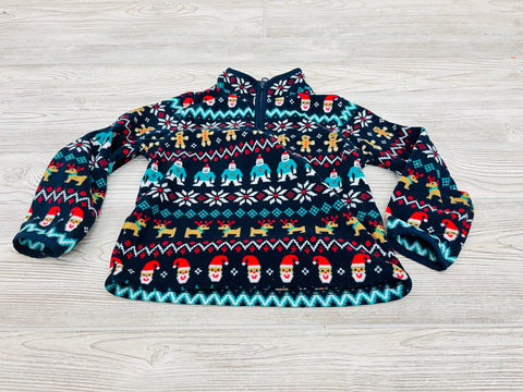 OshKosh Christmas Print Fleece Pullover
