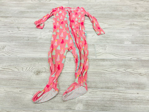 RuffleButts Bamboo Christmas Pajama