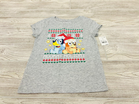 Bluey “Hooray Holiday” Girls Short Sleeve Shirt