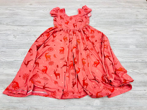 DotDot Smile Reindeer Print Dress