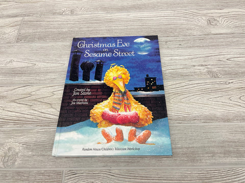 Vintage Hardcover Christmas Eve on Sesame Street