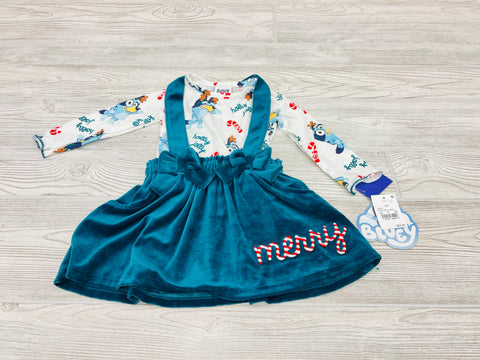 Bluey Merry Two Piece Christmas Outfit
