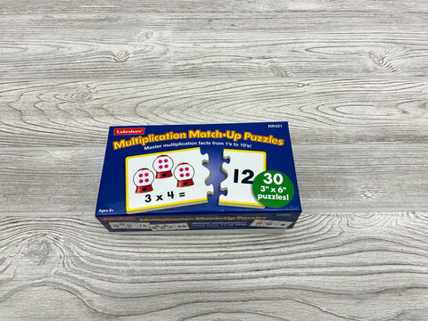 Lakeshore Multiplication Match-Up Puzzles