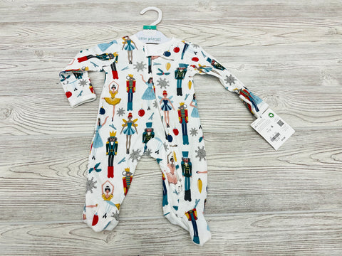 Little Planet Nutcracker Print Zip Up Pajama