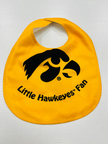 “Little Hawkeye’s Fan” Baby Bib