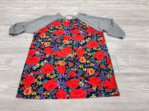 LulaRoe Flower Print Sloan Shirt