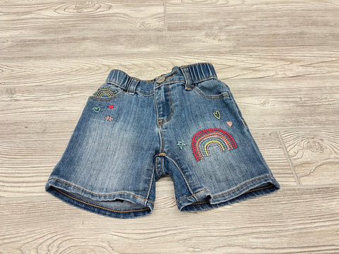 GAP Embroidered Jean Shorts