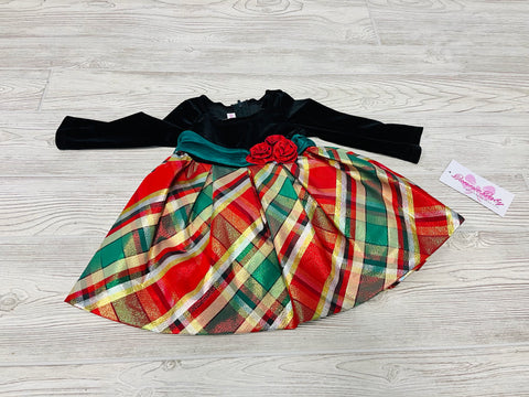 Bonnie Baby Christmas Dress