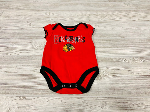NHL Chicago Blackhawks Short Sleeve Onesie