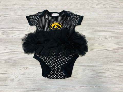 Iowa Hawkeyes Onesie with Tutu