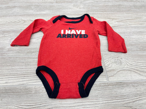 Nike “I Have Arrived” Long Sleeve Onesie