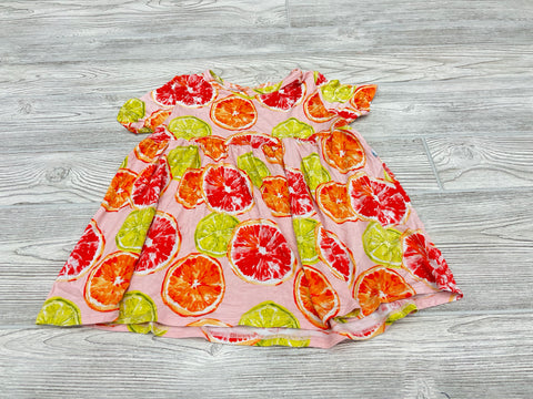 Posh Peanut Citrus Print Short Sleeve Shirt