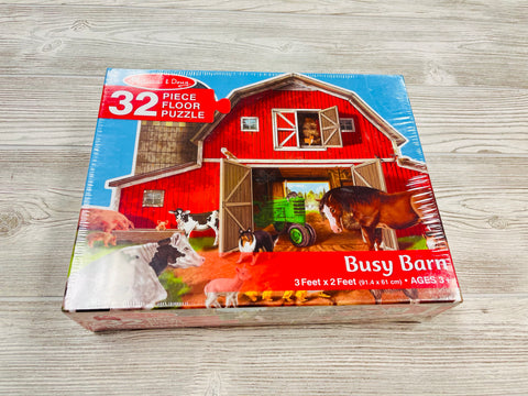 Melissa & Doug Busy Barn Floor Puzzle