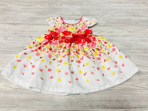 Bonnie Baby Flower Print Special Occasion Dress