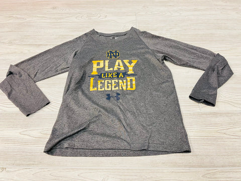 Under Armour Notre Dame “Play Like A Legend” Long Sleeve Shirt