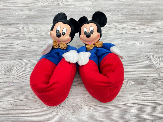 Vintage Mickey Mouse Slippers