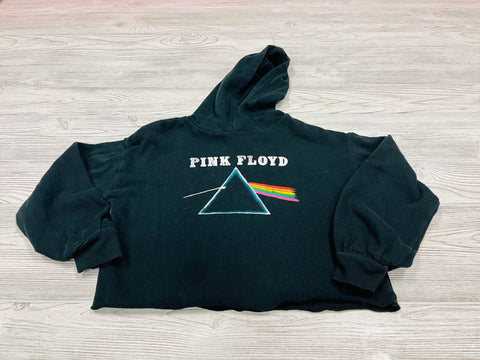 Pink Floyd Hooded Cropped Sweatshirt