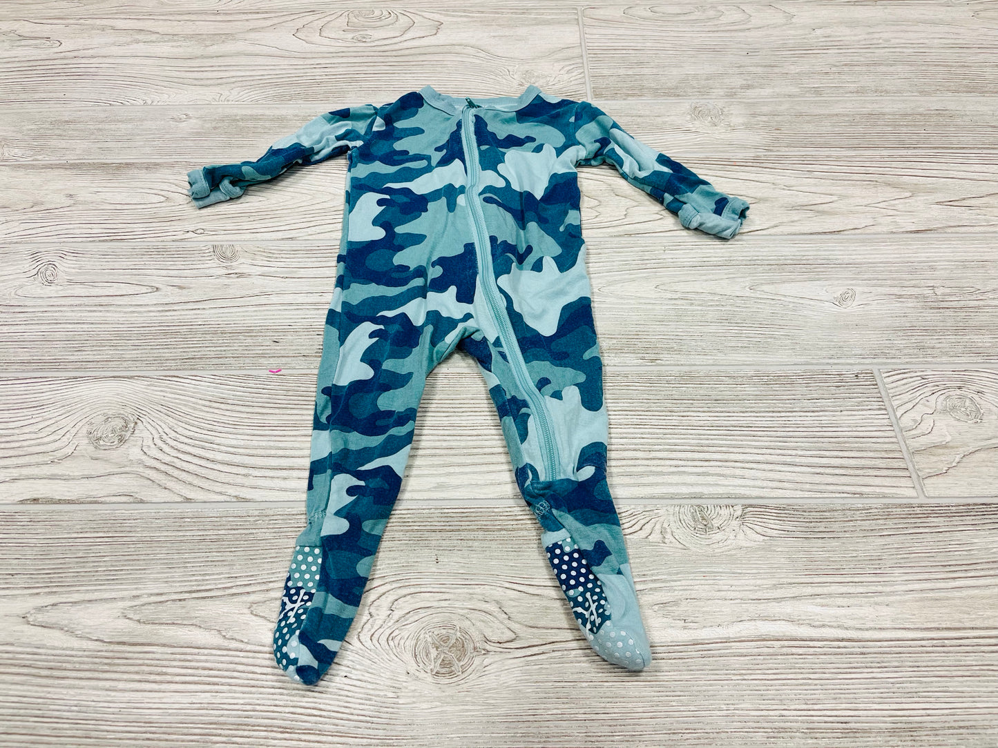 KicKee Pants Camouflage Zip Up Pajama
