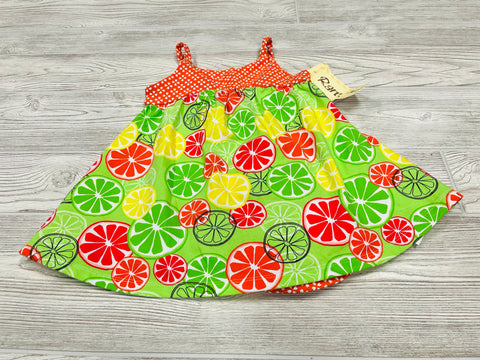 Rare, Too! Citrus Print Dress with Bloomers