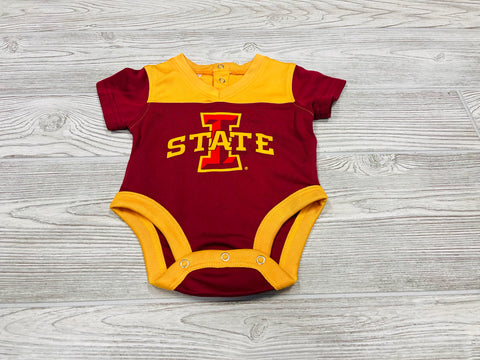 Rivalry Threads Iowa State Cyclones Athletic Short Sleeve Onesie