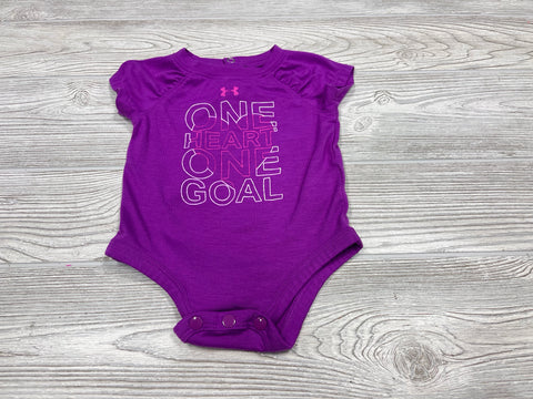 Under Armour “One Heart One Goal” Short Sleeve Onesie
