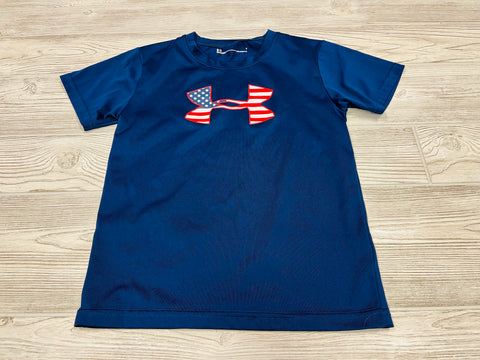 Under Armour American Flag Athletic Short Sleeve Shirt