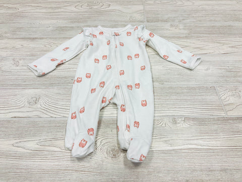 Carter’s Owl Print Zip Up Pajama
