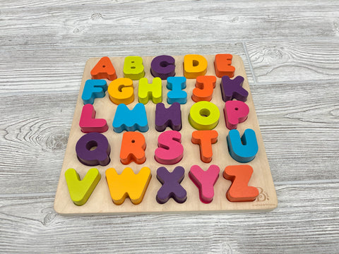 B. Toys Wooden Alphabet Puzzle