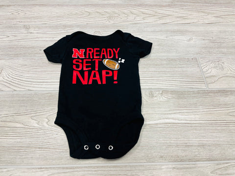 Gen2 Nebraska “Ready Set Nap!” Short Sleeve Onesie