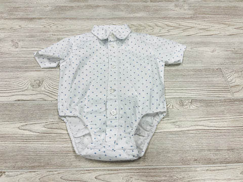 Nautica Short Sleeve Button Down Onesie