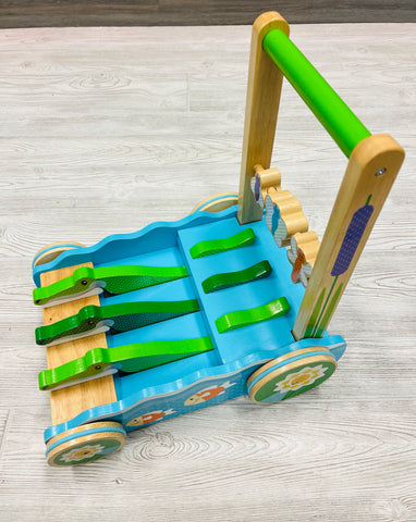 Melissa & Doug First Play Chomp & Clack Alligator Push Toy