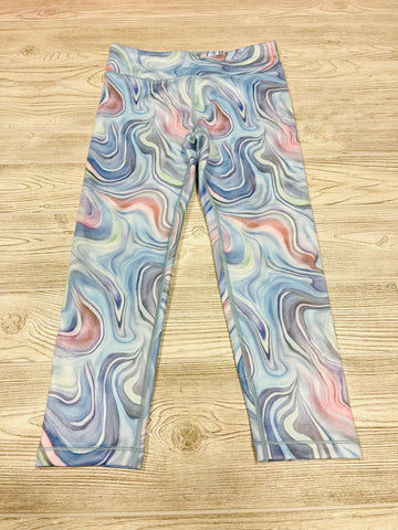 Athleta Girl High Rise Chit Chat Printed Capri