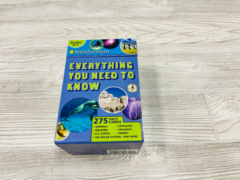 Smithsonian Everything You Need To Know Fact Cards