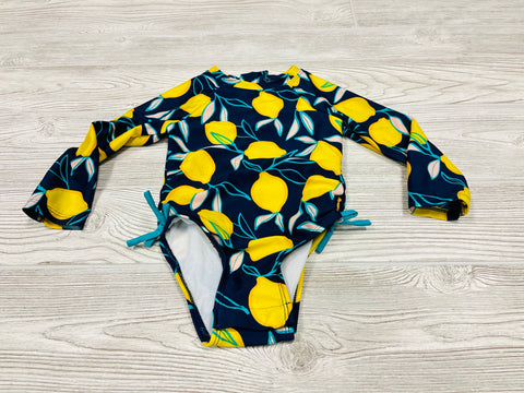 Cat & Jack Lemon Print Swimsuit