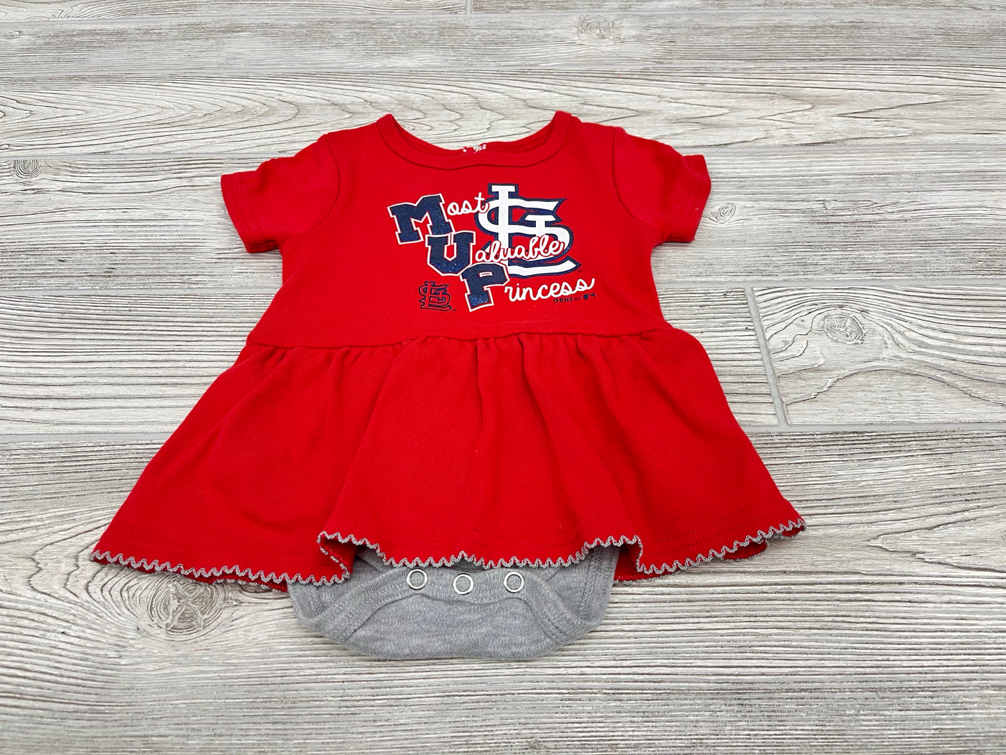 Genuine Merchandise “STL Most Valuable Princess” Dress Onesie